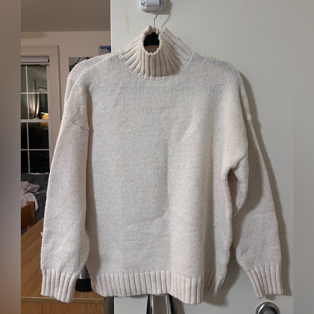 White Turtleneck